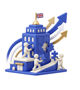 Castle illustration representing legal retainership and protection